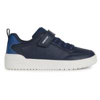 Geox Jongens J Washiba Boy A Sneakers, Navy Jeans, 32 EU