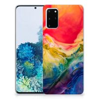 Hoesje maken Samsung Galaxy S20 Plus Watercolor Dark