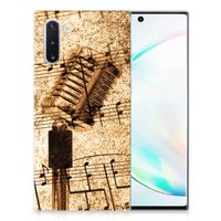 Samsung Galaxy Note 10 Siliconen Hoesje met foto Bladmuziek - thumbnail