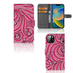 iPhone 14 Plus Hoesje Swirl Pink