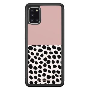 Samsung Galaxy A31 hoesje - Pink dots