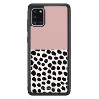 Samsung Galaxy A31 hoesje - Pink dots - thumbnail