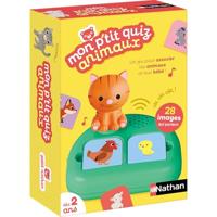 Nathan - Mon P'tit Quiz Dieren - Educatief elektronisch spel - Leer schreeuwen, baby's en dieren herkennen en associëren - Spreekt, Vragen stelt en corrigeert zichzelf - Vanaf 2 jaar