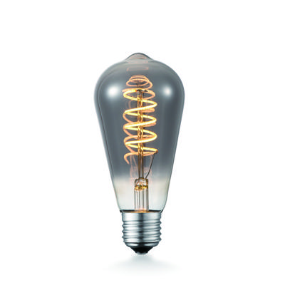 Home sweet home LED lamp Drop Spiral E27 4W dimbaar - smoke