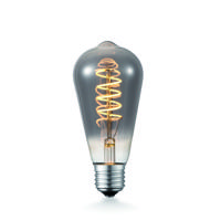 Home sweet home LED lamp Drop Spiral E27 4W dimbaar - smoke