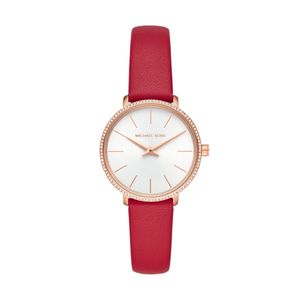 Horlogeband Michael Kors MK2869 Leder Rood 14mm