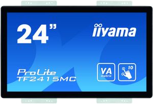 Iiyama ProLite TF2415MC Touchscreen monitor Energielabel: F (A - G) 60.5 cm (23.8 inch) 1920 x 1080 Pixel 16:9 16 ms HDMI, VGA, DisplayPort, RJ45, Jackplug VA