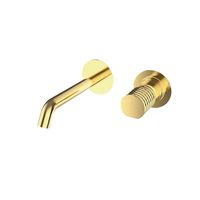 Inbouw Wastafelkraan GRB Aura Mengkraan 15 cm Messing Goud GRB - thumbnail