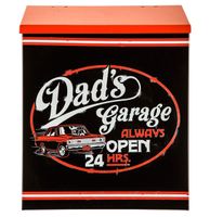 Metalen Dad&apos;s Garage Papieren Schoonmaak Rolhouder