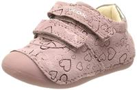 Geox Baby B Tutim B Sneakers voor meisjes, Dk Roze Zilver, 22 EU
