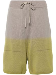 Moncler x Rick Owens short en maille - Vert