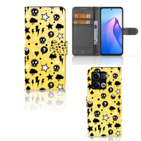 Telefoonhoesje met Naam OPPO Reno8 Pro Punk Geel