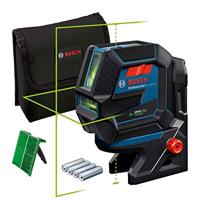 Bosch Professional Measurement lijnlaser GCL 2-50 G (groene laser, binnengebruik, houder RM 10, zichtbaar werkgebied: tot 15 m, 4 x AA-batterij, in kartonnen doos)