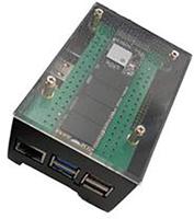 Radxa RockPi_GH_ecoPI_SV SBC-behuizing Geschikt voor (ontwikkelkits): Rock Pi zilver