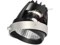 SLV 115233 SLV Inbouwring Zilver-grijs, Zwart