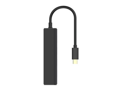 Conceptronic CTC4USB3 interface hub USB 3.2 Gen 1 (3.1 Gen 1) Type-C 5000 Mbit/s Zwart