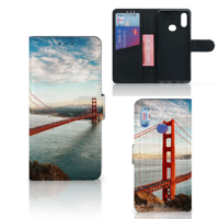 Samsung Galaxy A10s Flip Cover Golden Gate Bridge