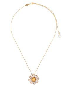 Dolce & Gabbana collier en or 18ct à pendentif fleur