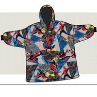 Spider-Man Hoodie Fleece Deken Jump - Kind (One Size ) - Polyester