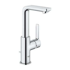 GROHE Lineare New waterbesparende wastafelkraan L-size met waste met draaibare gegoten uitloop chroom 23296001