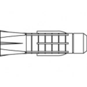 TOOLCRAFT Plug 31 mm TO-5455083 100 stuk(s)