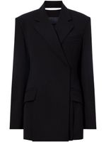 Proenza Schouler blazer en laine vierge ajusté texturé - Noir - thumbnail