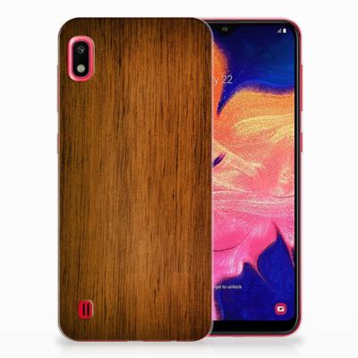 Samsung Galaxy A10 Bumper Hoesje Donker Hout Samsung Galaxy A10 Bumper Hoesje Donker Hout