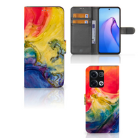 Hoesje OPPO Reno8 Pro Watercolor Dark