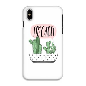 I love cacti: iPhone XS Tough Case