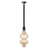 Home sweet home hanglamp Leonardo zwart Diabolo - amber - thumbnail