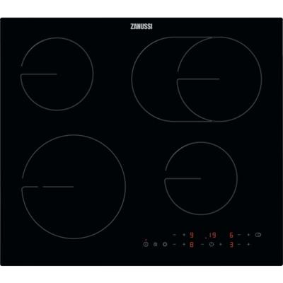 Zanussi ZHRN643K Elektrische inbouwkookplaat Zwart