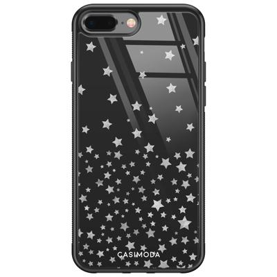 iPhone 8 Plus/7 Plus glazen hardcase - Falling stars iPhone 8 Plus/7 Plus glazen hardcase - Falling stars