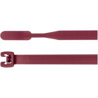 HellermannTyton 109-00184 Q50R-PA66-RD-C1 Kabelbinder 210 mm 4.70 mm Rood Met open kabelbinderuiteinde 100 stuk(s) - thumbnail