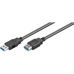 Goobay 93999 USB-kabel USB 3.2 Gen 1 (3.1 Gen 1) 3 m USB A Zwart