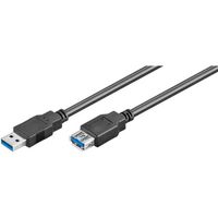 Goobay 93999 USB-kabel USB 3.2 Gen 1 (3.1 Gen 1) 3 m USB A Zwart - thumbnail