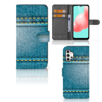 Samsung Galaxy A32 5G Wallet Case met Pasjes Jeans - thumbnail