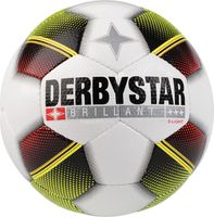 Derbystar Voetbal Brillant S-Light Wit rood geel 1123 - thumbnail