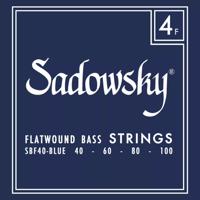 Sadowsky Blue Label SBF 40 Stainless Steel  Flatwound 40-100 snarenset voor elektrische basgitaar - thumbnail