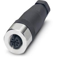 Phoenix Contact 1553242 Sensor/actuator connector, niet geassembleerd M12 Aantal polen (sensoren): 4 Bus, recht 1 stuk(s)