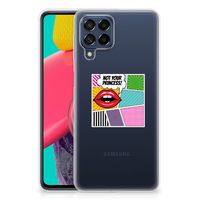 Samsung Galaxy M53 Silicone Back Cover Popart Princess - thumbnail