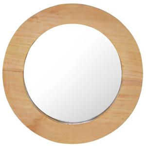 VidaXL Wandspiegel rond 40 cm teakhout