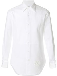 Thom Browne chemise à boutonnière - Blanc