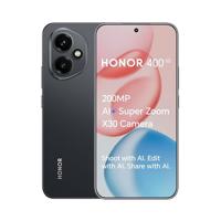 HONOR 400 Smartphone, 5G-Handy, 200 MP AI-Superzoom-Kamera, 6,5 Zoll, 8 GB + 256 GB, 5000 Nits ultrahelles Display, 5-Sterne-Stern-Sturzfestigkeit, Dual-SIM, Android 15, Schwarz