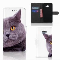 Samsung Galaxy J4 Plus (2018) Telefoonhoesje met Pasjes Kat