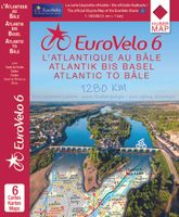 Fietskaart EuroVelo6 vom Atlantik bis zum Rhein per Rad | Huber Verlag