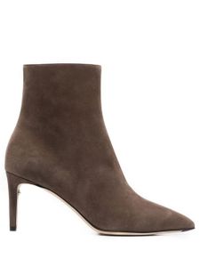 Ferragamo bottines Bootie en daim - Marron