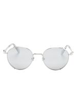 Moncler Eyewear lunettes de soleil Owlet à monture ronde - Argent - thumbnail