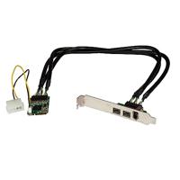 StarTech.com 3 Port 2b 1a 1394 Mini PCI Express FireWire-kaartadapter