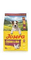JOSERA Mini Adult Kip & Rijst (1 x 3 kg) | Premium droogvoer voor volwassen honden van kleine rassen | met biotine voor huid & vacht | kleine kroketten | extra draagbaar | glutenvrij | 1 stuk