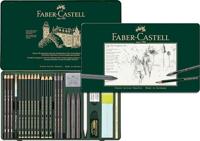 Faber-Castell 112974 - Pitt Graphite Set in metalen etui, groot, 26-delig